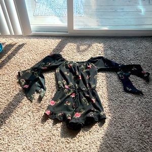 A black romper perfect for summer! Size is medium